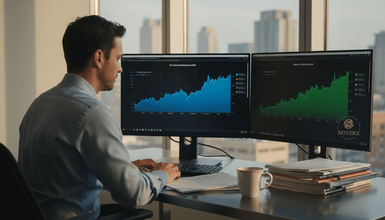 Trading performance benchmarks 2026: AI beats manual by 161%